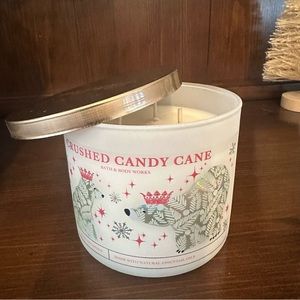 Bath and Body Works Crushed Candy Cane 3-Wick Candle